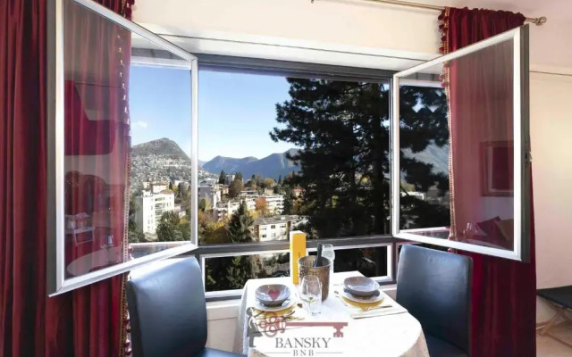 ROMANTIC LOFT with Outside Swimming Pool, 400m from Lugano Station