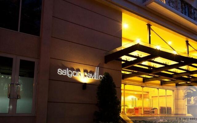Апартаменты Saigon Pavillon Serviced Apartment Хошимин вид на фасад