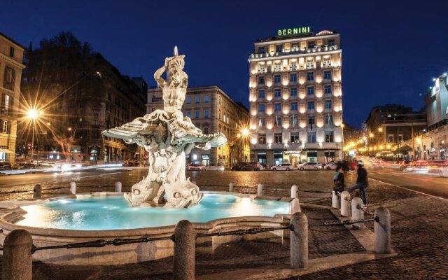 Отель Sina Bernini Bristol Италия, Рим - 1 отзыв об отеле, цены и фото номеров - забронировать отель Sina Bernini Bristol онлайн вид на фасад