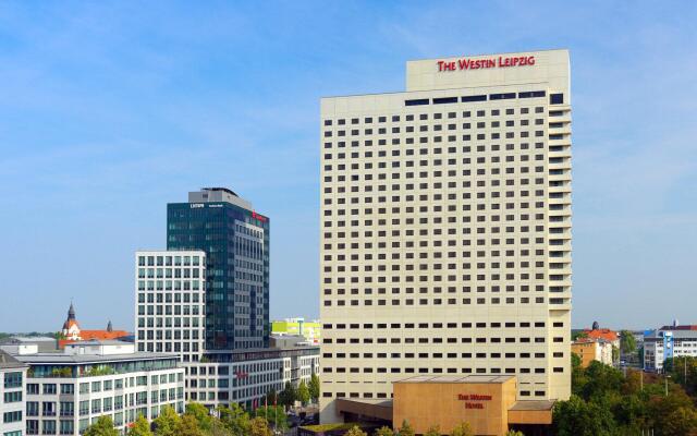 Отель The Westin Leipzig вид на фасад