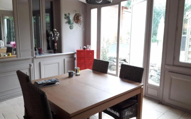 Appart avec jardin + SPA Nordique + proche c.ville