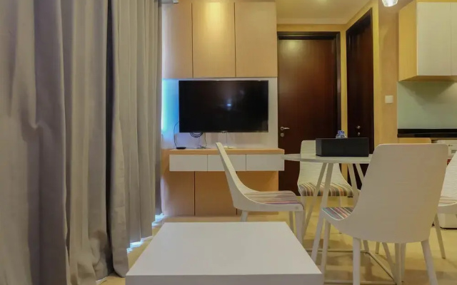 Lavish And Tranquil 2Br At Menteng Park Apartment