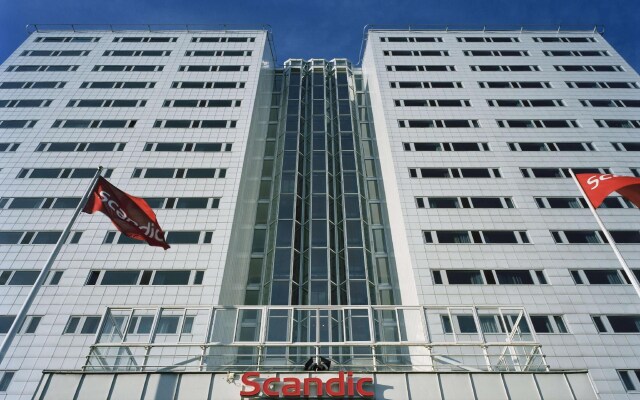 Отель Scandic Ariadne Стокгольм вид на фасад