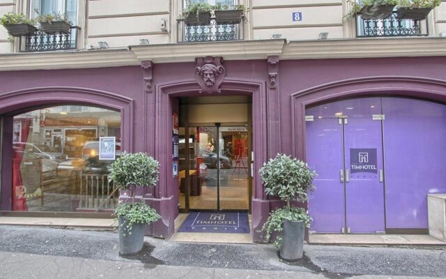 Отель Timhotel Odessa Montparnasse Париж вид на фасад