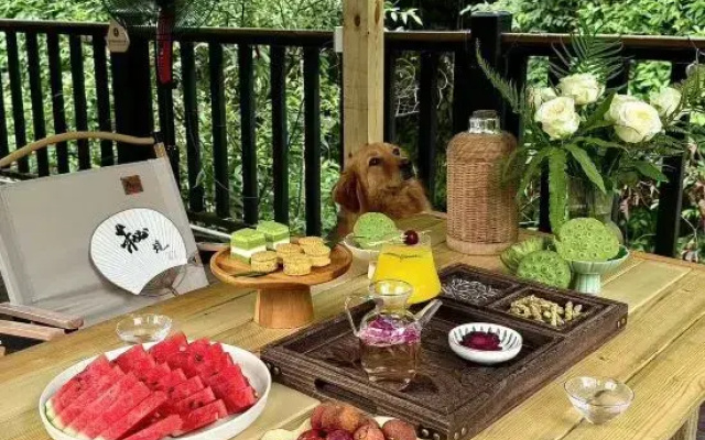 Qingcheng Mountain Qizhiquexipan Hot Spring Homestay