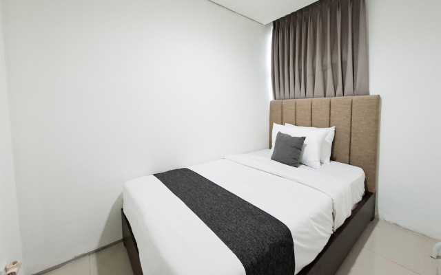 Comfy White 2Br For 3 Pax At Tuscany Residence