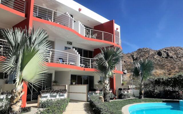 Апартаменты Cabo Paraiso Condo and Studio Кабо-Сан-Лукас вид на фасад
