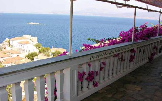 Panoramic Views Home in Hydra, Greece