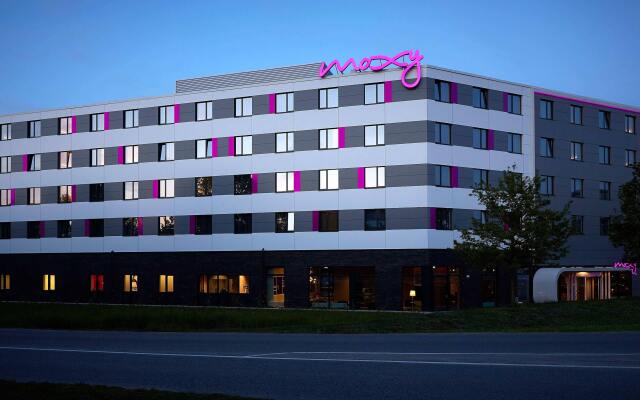 Отель Moxy Munich Airport Мюнхен вид на фасад