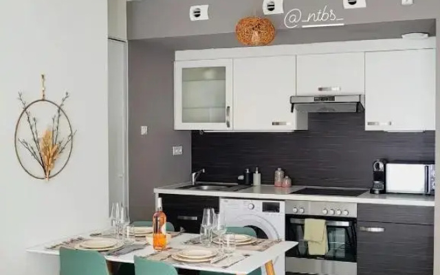 Riviera Plaza, Charmant T2+parking, Plages à 7min