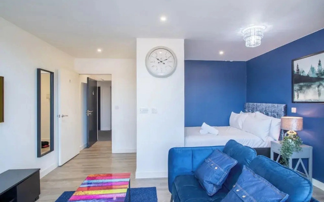 Blue Shade Studio Apartment in Sheffield City