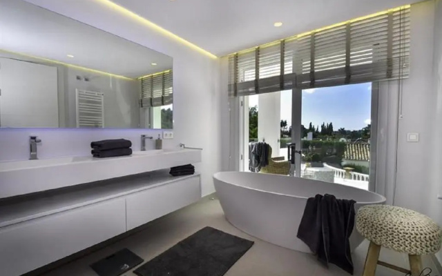 Exquisite villa near beach with Heated pool