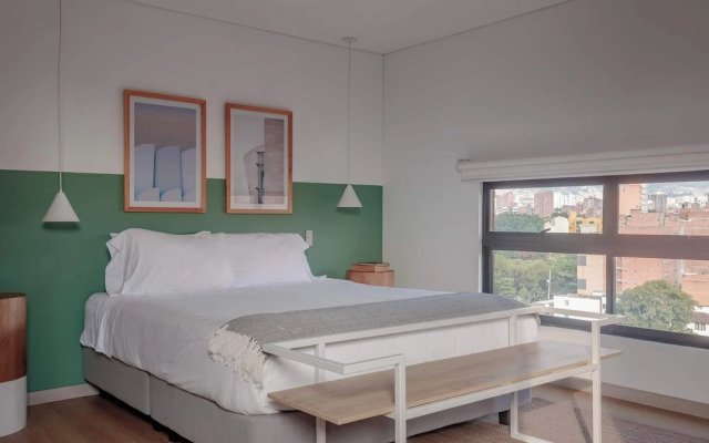 NOK Stylish Studio w Balcony in Laureles Medellin