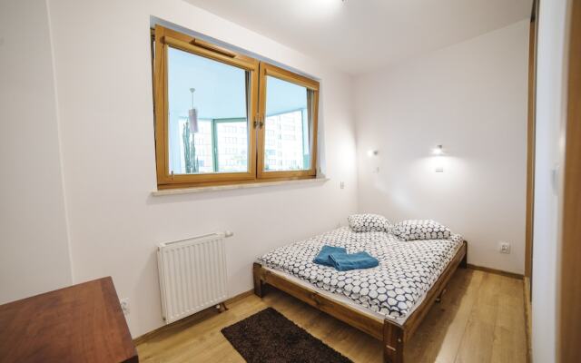 Апартаменты Warsaw Panorama Apartment комната для гостей