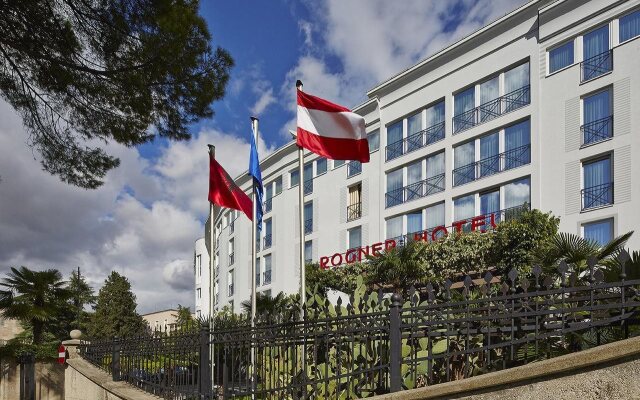 Отель Rogner Hotel Tirana Албания, Тирана - отзывы, цены и фото номеров - забронировать отель Rogner Hotel Tirana онлайн вид на фасад