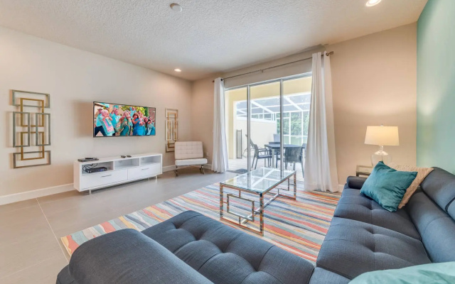 Pleasant villa with private pool near Disney