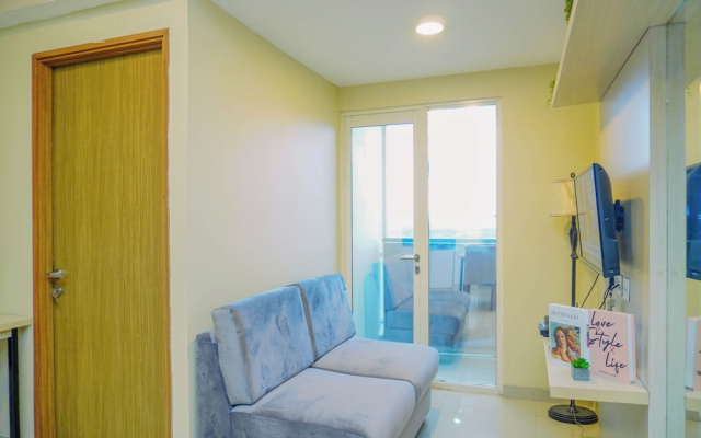 Bright 1Br With City View At Oasis Cikarang Apartment