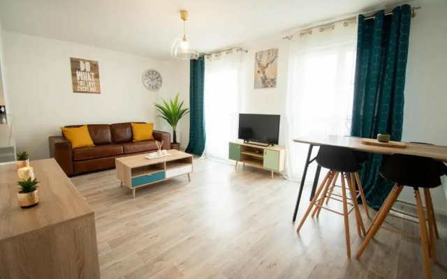 Le Scandinave T2-40m2-Face Val d'Europe-Disney