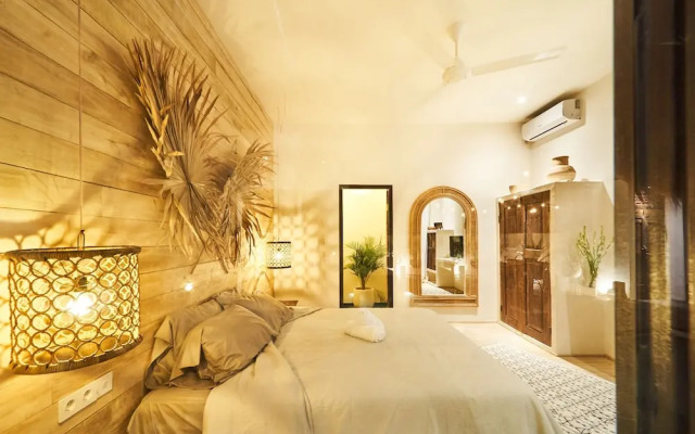 Fabulous 3BR Boho-chic Style, Umalas With Staff