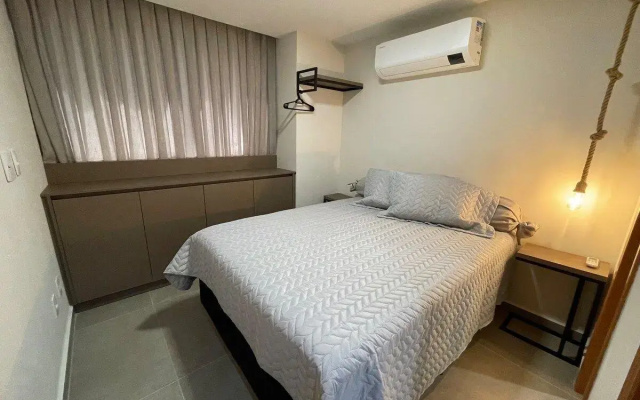 Apartamento De Um Quarto A Beira Mar