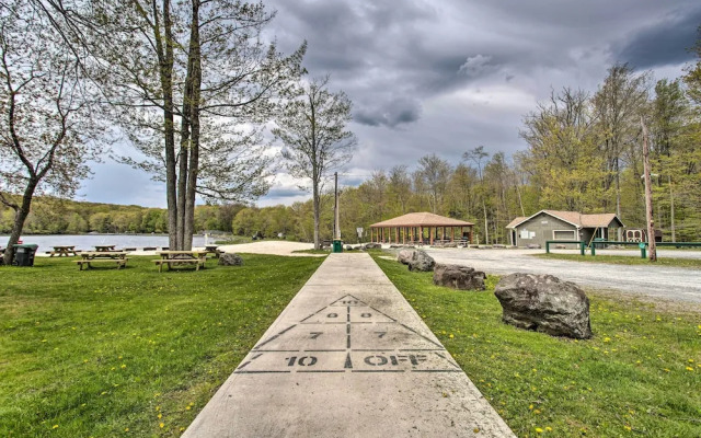 Deck & Screened Porch: Pocono Lake Vacation Rental