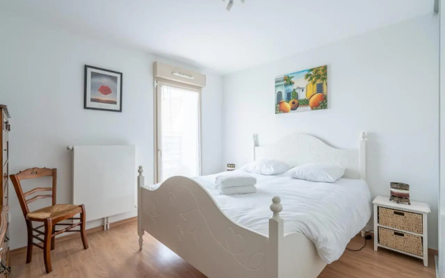 A Portee de Mer. Appt 70m2, 2ch+Parking