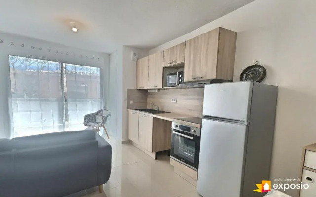 Agréable appartement pour 4 personnes à 150m de la plage
