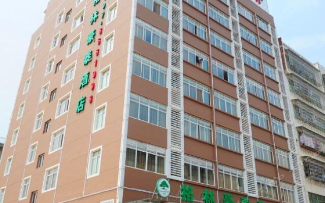 Greentree Inn Jiangxi Ganzhou Municipal Government Business Hotel вид на фасад