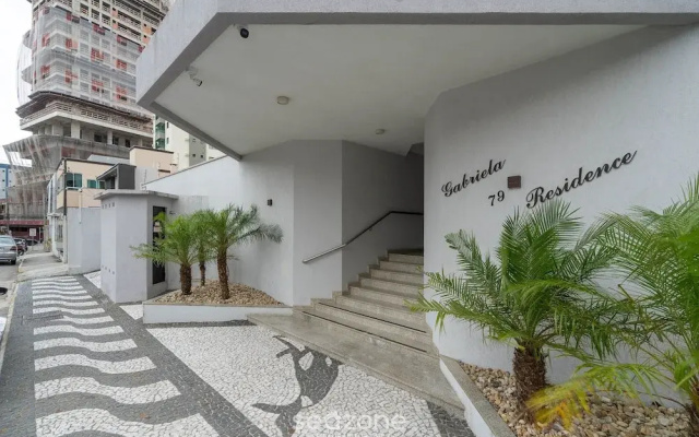 Apt With sea View and Barbecue in Itapema Gbl601