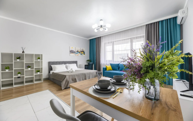 Almaty Apartments (Алматы Апартментс) в микрорайоне Самал-3