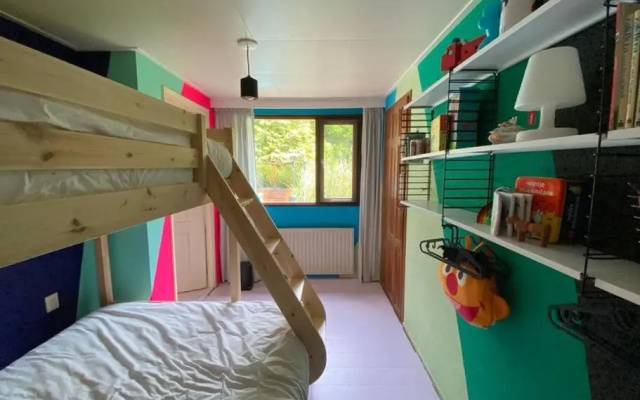 Kleurrijk huisje voor 5-personen op de Veluwe