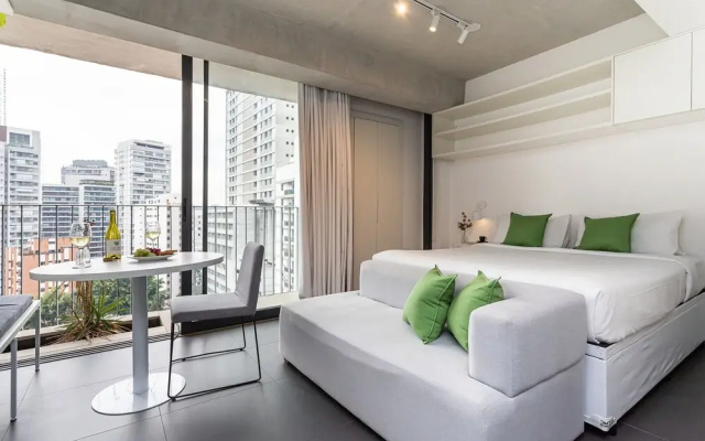 Onze22 by Viva - Estúdios Modernos a 400m do Metrô Vila Madalena com Piscina no Rooftop