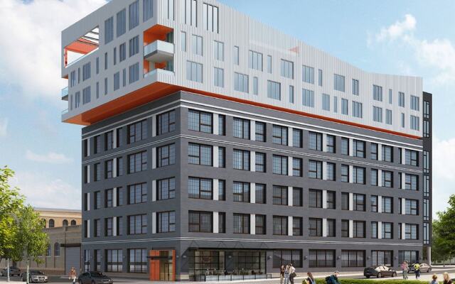 Отель SoBe Downtown Columbus Apartments США, Колумбус - отзывы, цены и фото номеров - забронировать отель SoBe Downtown Columbus Apartments онлайн вид на фасад