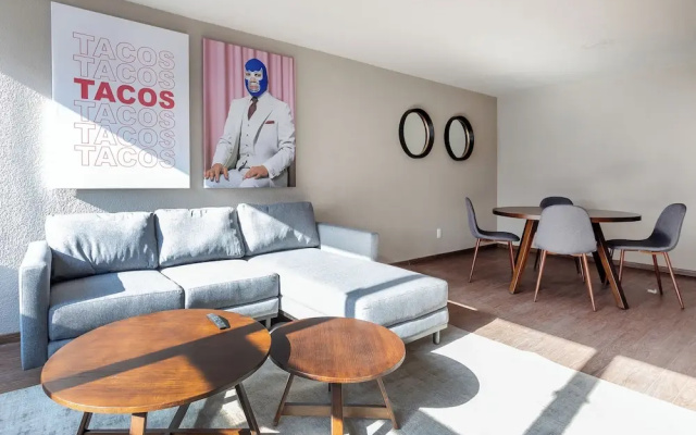 Roma Norte Retreat - 2br, Wifi- Parking- Sleeps 6