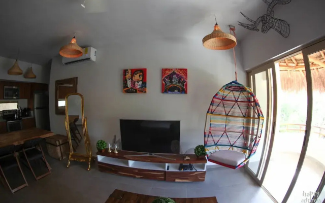 Comfortable Condo with Jacuzzi in Tulum by Happy Address