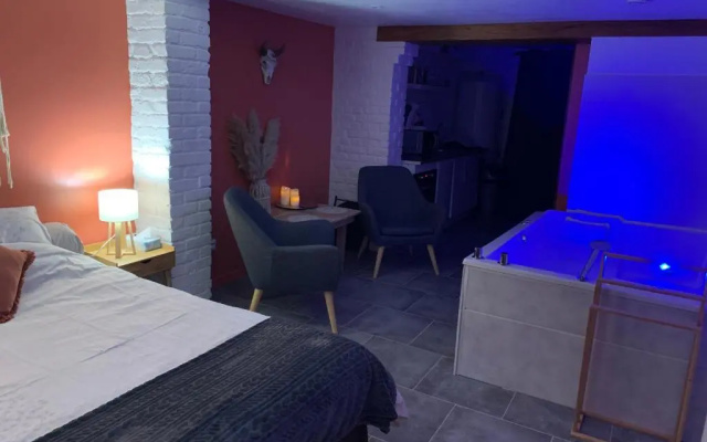 Studio Cosy Avec Jacuzzi Privatif Et Terrasse (Adults Only)