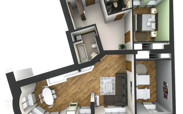 Апартаменты Riga Lux Apartments - Ernesta вид на фасад
