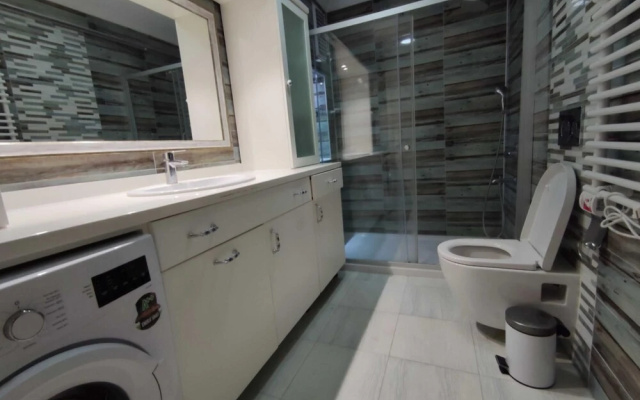 Flat 600 m to Beach with Sea View in Bodrum