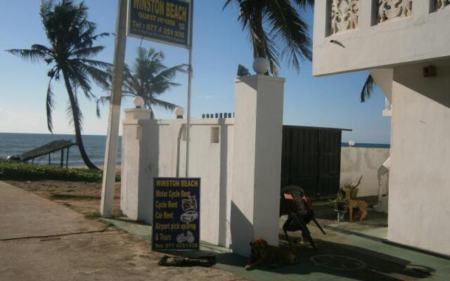 Отель Winston Beach Guest House Шри-Ланка, Негомбо - отзывы, цены и фото номеров - забронировать отель Winston Beach Guest House онлайн вид на фасад