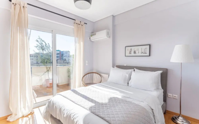 Penthouse w Acropolis View & Parking