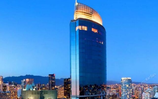 Отель Sheraton Vancouver Wall Centre Канада, Ванкувер - отзывы, цены и фото номеров - забронировать отель Sheraton Vancouver Wall Centre онлайн вид на фасад