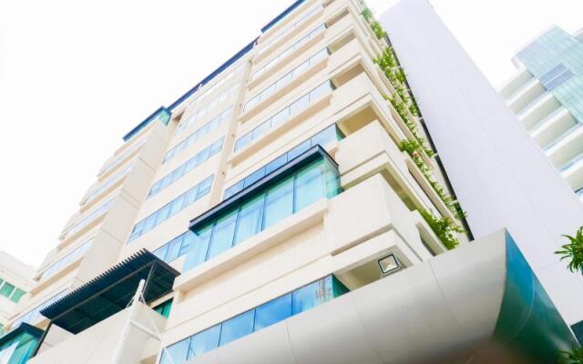 Hotel Mermaid Bangkok Бангкок вид на фасад