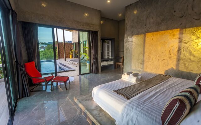 Отель Seaview Villa 10 Minutes Walk From The Beach - Vision Lanta Ланта комната для гостей