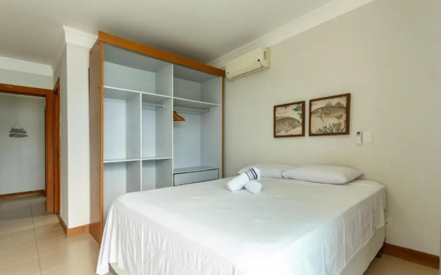 Apartamento pé na areia, vista cinematográfica!