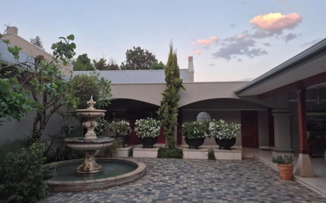 The Courtyard at La Loggia