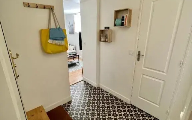 Nid douillet de 45 m2, centre-ville, 2 chambres