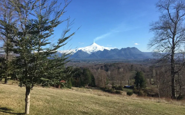 Cabañas en Pucon con vista cordillera