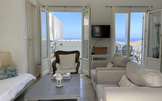 Amazing Villa Overlooking Syros Finest Beach