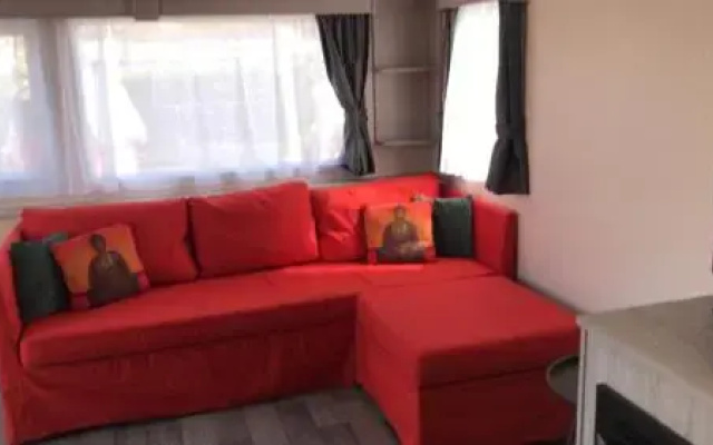 Caravan in IJmuiden op camping Duindoorn