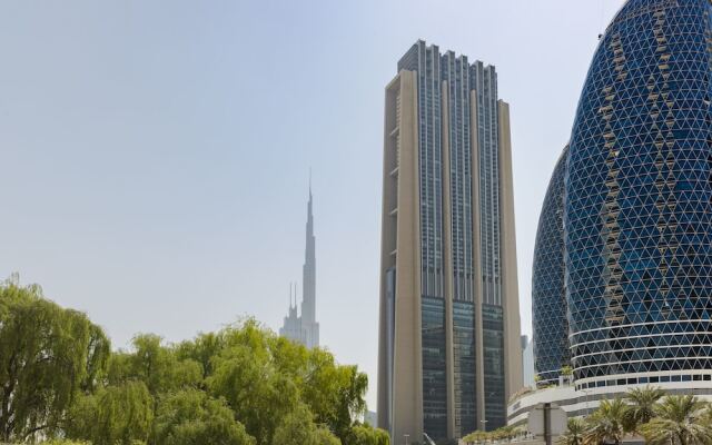 Апартаменты Dream Inn Dubai Apartments - Index Tower вид на фасад